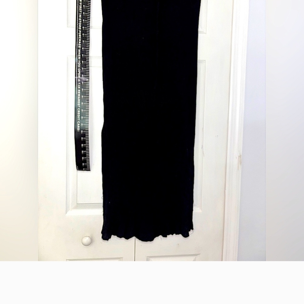Black Maxi Skirt Strapless Measurements Shown Black Ribbed Light Weight Fall 🍁